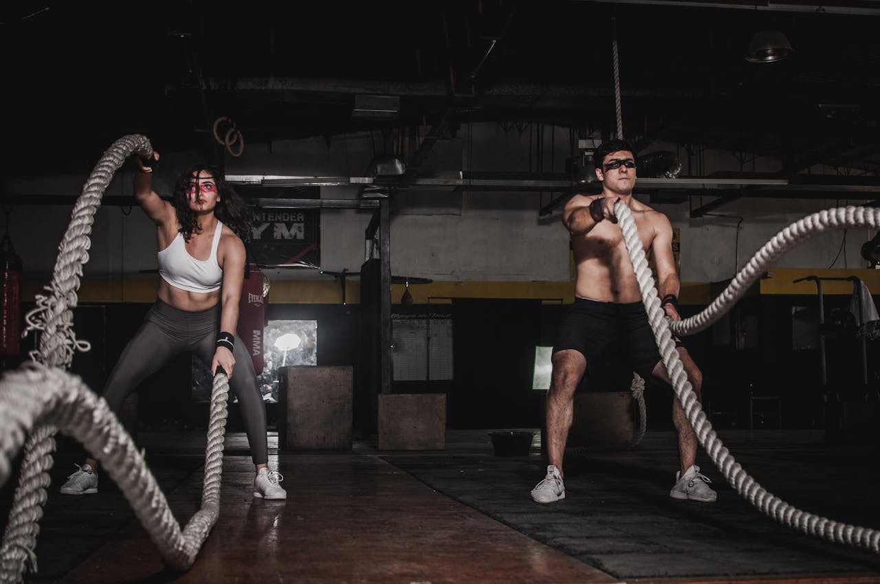 Gym training area